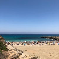 Photo taken at Spiaggia di Calamosche by Raffaello T. on 7/15/2018