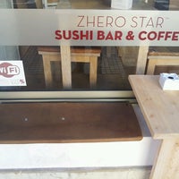 Photo taken at Zhero Star Sushi Bar &amp;amp; Coffee by Arenal S. on 2/12/2014