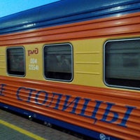 Photo taken at Поезд № 63/64 «Две столицы» Санкт-Петербург — Москва by Nikita K. on 8/19/2013