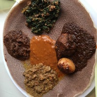 Photo taken at Queen Sheba Ethiopian Restaurant by Chen F. on 8/24/2017