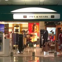 Photo taken at Paul &amp;amp; Shark shop in Fiumicino airport Roma by Jirka F. on 10/4/2015