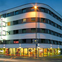 Photo taken at B&amp;amp;B Hotel Würzburg by B&amp;amp;B HOTELS on 1/3/2014