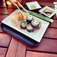 Photo taken at Natural Wok + Sushi Bar by Miguel P. on 4/26/2013