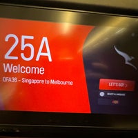 Photo taken at QF36 SIN-MEL / Qantas Airways by Frank A. on 6/10/2022