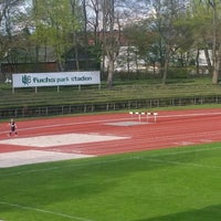 Photo taken at Fuchs-Park-Stadion by Michal T. on 4/14/2018
