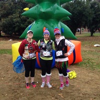 Photo taken at ugly sweater run by April V. on 12/14/2013