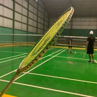 Photo taken at Kanassanan Badminton Court by mint ‪. on 11/20/2021