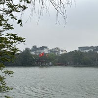 Photo taken at Hoan Kiem Lake by Cesar P. on 3/27/2024