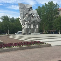 Photo taken at Памятник Подольским курсантам by Alexandra K. on 5/20/2017
