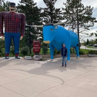 Photo taken at Paul Bunyan &amp;amp; Babe The Blue Ox by Shaw A. on 9/18/2020
