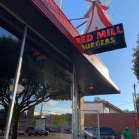 Photo taken at Red Mill Burgers by Shaw A. on 6/3/2021