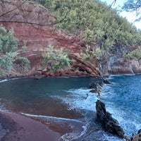 Photo taken at Red Sand Beach by Rajat H. on 7/29/2023