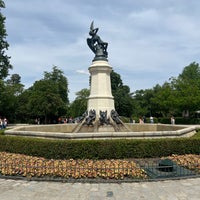 Photo taken at Monumento del Ángel Caído by Neringa G. on 4/30/2023