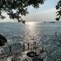 Photo taken at Sai Wan Swimming Shed by Anne D. on 2/23/2020