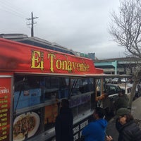Photo taken at El Tonayense Taco Truck by Christopher S. on 1/9/2016