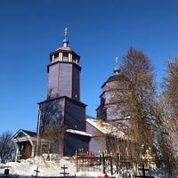 Photo taken at Церковь Сретения Господня в Песках by Ksenia Z. on 2/15/2022