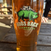 Photo taken at Hog&amp;#39;s Back Brewery by Claas W. on 2/1/2020