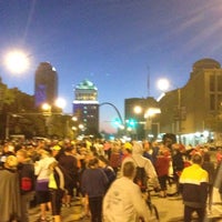 Photo taken at GO! St. Louis Half &amp;amp; Full Marathon by Reggie on 10/19/2014