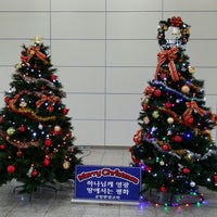 Photo taken at Songjeong Stn. by EUN SOOK L. on 12/21/2013