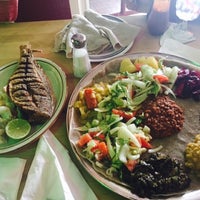 Photo taken at Abyssinia Ethiopian Restaurant by SupaDave on 11/7/2014
