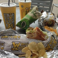 Photo taken at Which Wich? Superior Sandwiches by Gladys G. on 9/29/2013