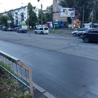 Photo taken at Трамвайна зупинка &amp;quot;Автогенний Завод&amp;quot; / Avtohennyi Zavod tram station by Дарья А. on 5/18/2016