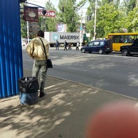 Photo taken at Трамвайна зупинка &amp;quot;Автогенний Завод&amp;quot; / Avtohennyi Zavod tram station by Дарья А. on 5/6/2016