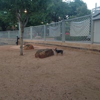 Photo taken at Market Square Dog Park by Jaclynn S. on 7/11/2014
