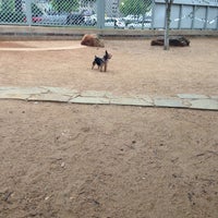 Photo taken at Market Square Dog Park by Jaclynn S. on 5/8/2014