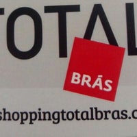 Photo taken at Shopping Total Brás by Rodrigo A. on 4/30/2014