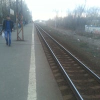 Photo taken at Ж/Д платформа Машиностроитель by Сергей Г. on 4/21/2015