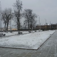 Photo taken at Парк Крылова by Oleg G. on 1/14/2017