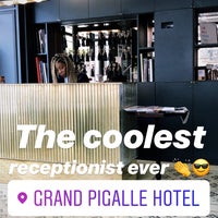 Photo taken at Grand Pigalle Hotel by Christian C. on 3/29/2018