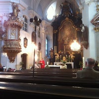 Photo taken at Pfarrkirche Oberlaa by Martin S. on 5/18/2013