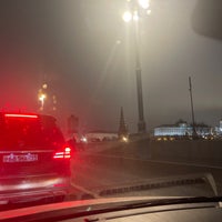 Photo taken at Bolshoy Kamenny Bridge by Алексей G. on 11/29/2021