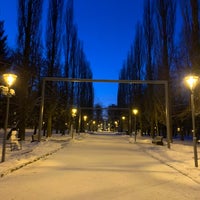 Photo taken at Парк им. И. Якутова by Алексей G. on 11/15/2021