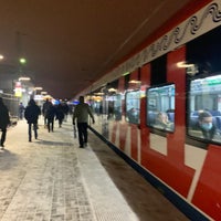 Photo taken at Ж/д станция Тушинская by Алексей G. on 2/11/2021