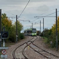 Photo taken at Mitcham Junction London Tramlink Stop by Julian S. on 10/14/2022