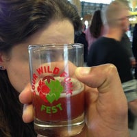 Photo taken at upland brewing Sour &amp;amp; Wild &amp;amp; Funk Fest by Andrew L. on 5/17/2014