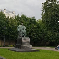 Photo taken at Памятник А. Н. Толстому by Elena Z. on 6/10/2018