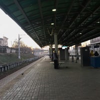 Photo taken at Ж/Д платформа «Авиамоторная» by 💛Dasha💖 on 11/16/2018