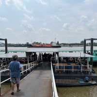 Photo taken at Bangna Nok Temple Pier by Robert S. on 4/17/2022