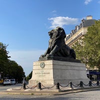 Photo taken at Place Denfert-Rochereau by Robert S. on 8/15/2021