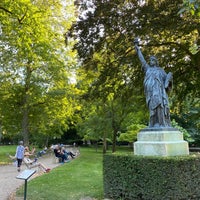 Photo taken at Statue de la Liberté by Robert S. on 8/14/2021