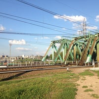 Photo taken at Мост возле платформы Фрезер by Evgesh@ A. on 8/14/2013