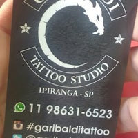 Photo taken at Garibaldi Tattoo Studio whatsapp 11 98631-6523 by Álvaro R. on 2/8/2019