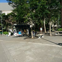 Photo taken at Praça Oswaldo Cruz by Álvaro R. on 1/15/2018