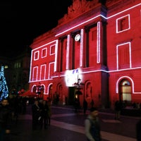 Photo taken at Plaça de Sant Jaume by Obreten O. on 12/1/2014