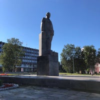 Photo taken at Памятник Отто Куусинену by Максим П. on 7/29/2018