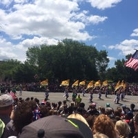 Photo taken at Independence Day Parade Reviewing Stand by Elena S. on 7/4/2014